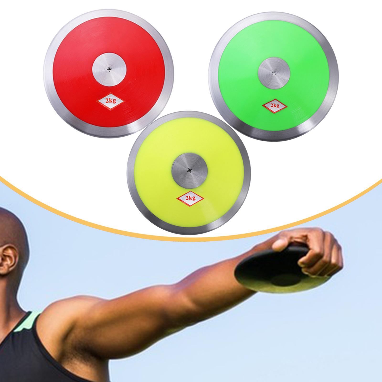 Discus Throw Training - 2kg ナイロン製陸上競技用具、スポーツイベント用投擲用