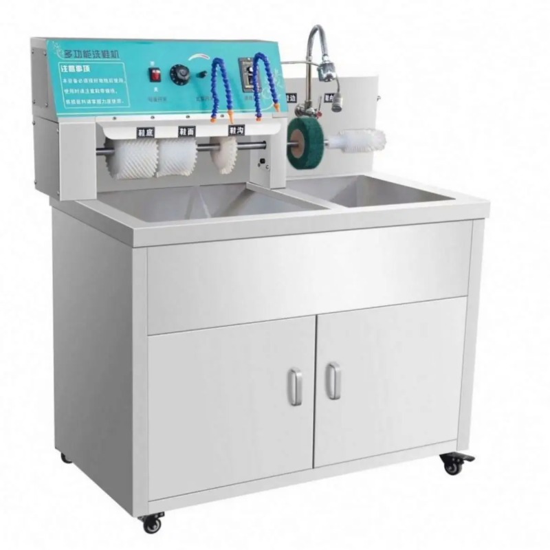 Sports Equipment Cabinet - 工業用ステンレス鋼製自動靴洗浄機、スポーツシューズ用キャビネットドア付き洗浄乾燥靴磨き機