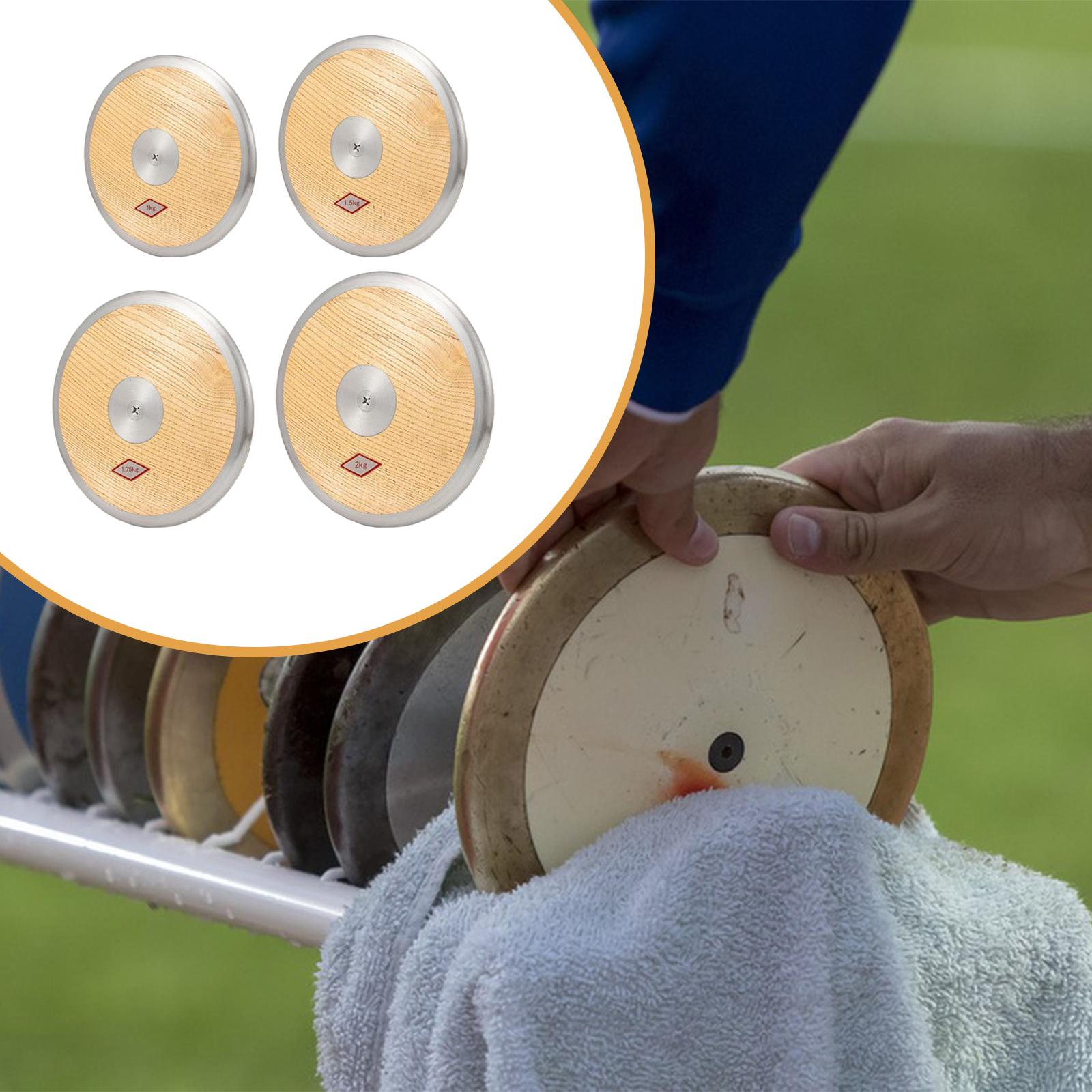 アスレチック投球練習用円盤 強力な木製トラックアンドフィール - Discus Throw Training のレビューと価格