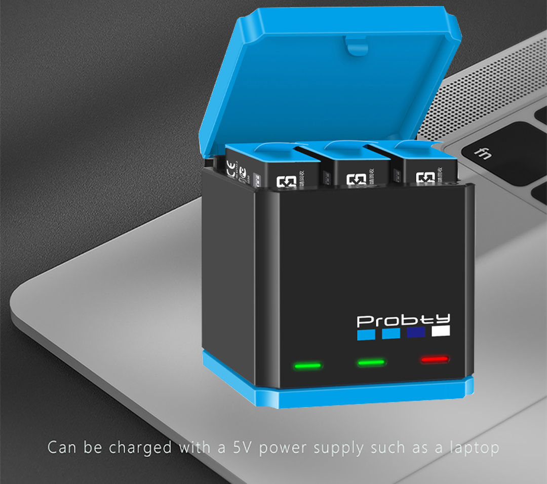 GoPro 12 11 10用充電器、急速充電ボックス、リチ - Sports Equipment Cabinet のレビューと価格