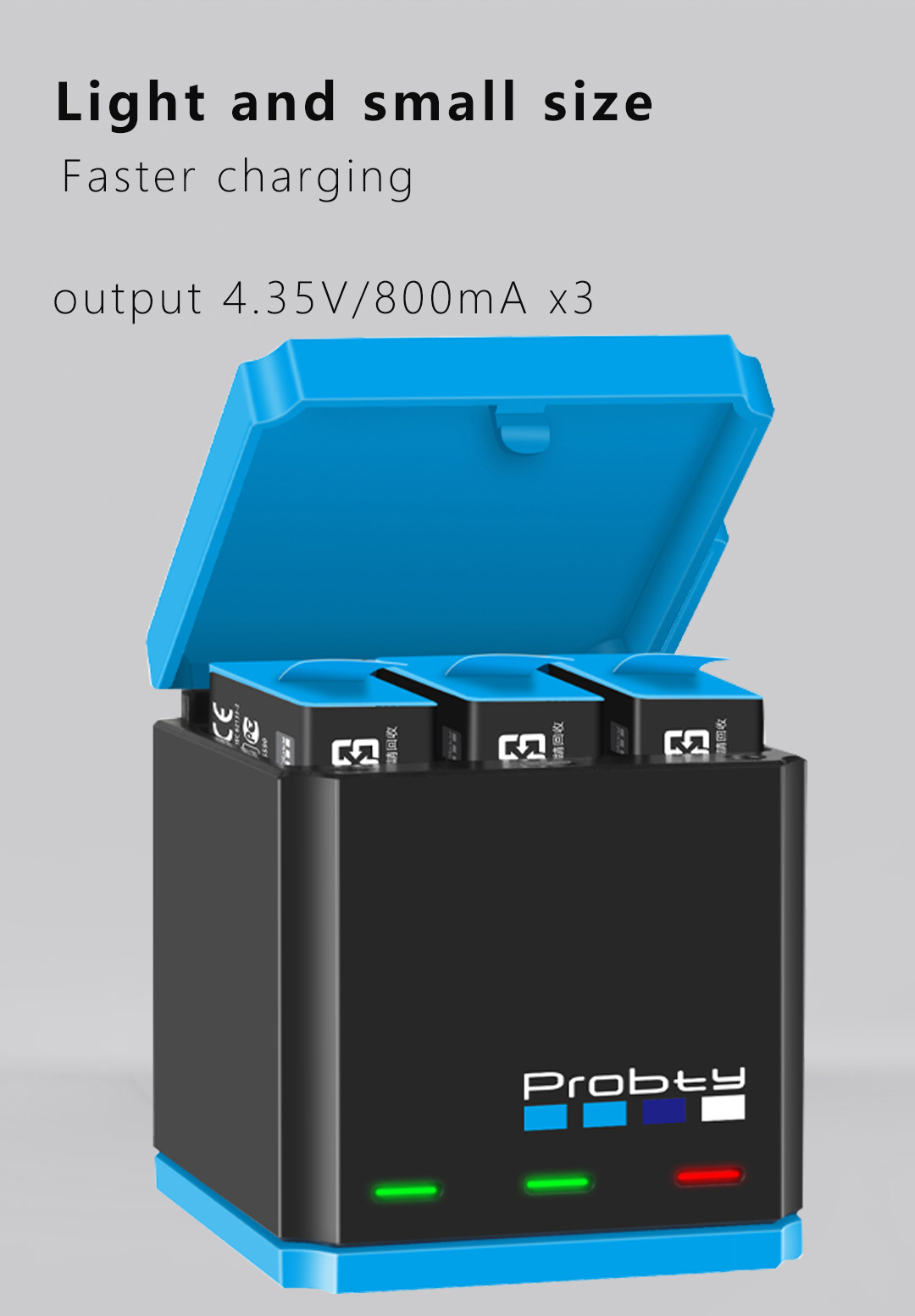 GoPro 12 11 10用充電器、急速充電ボックス、リチ - Sports Equipment Cabinet のレビューと価格