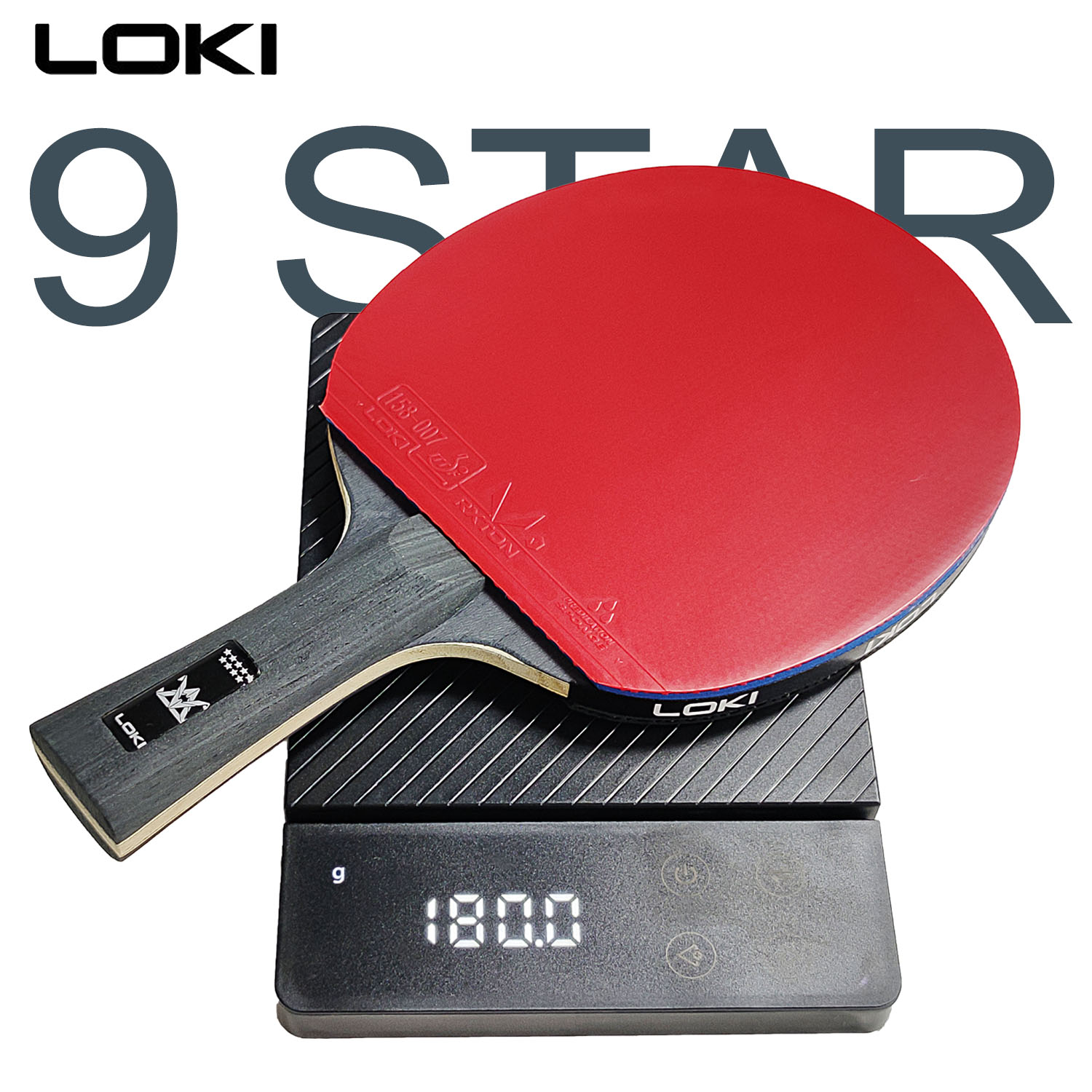 LOKI 9 スター卓球ラケットプロフェッショナル 5+2  - Badminton Racket Carbon のレビューと価格