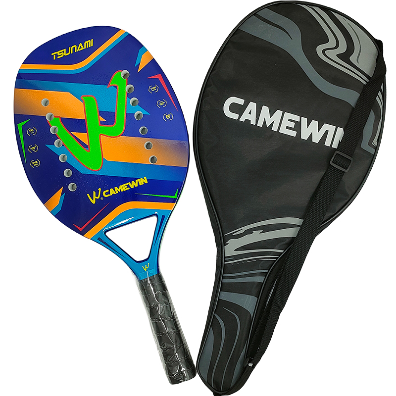 カムウィンビーチテニスラケット 50%カーボンインナーコア  - Badminton Racket Carbon のレビューと価格