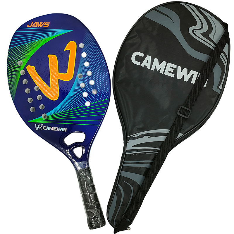カムウィンビーチテニスラケット 50%カーボンインナーコア  - Badminton Racket Carbon のレビューと価格