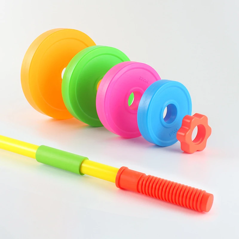 調節可能な子供用ダンベルバーベルセット屋内屋外フィットネス機 - Sports Equipment For Boys のレビューと価格