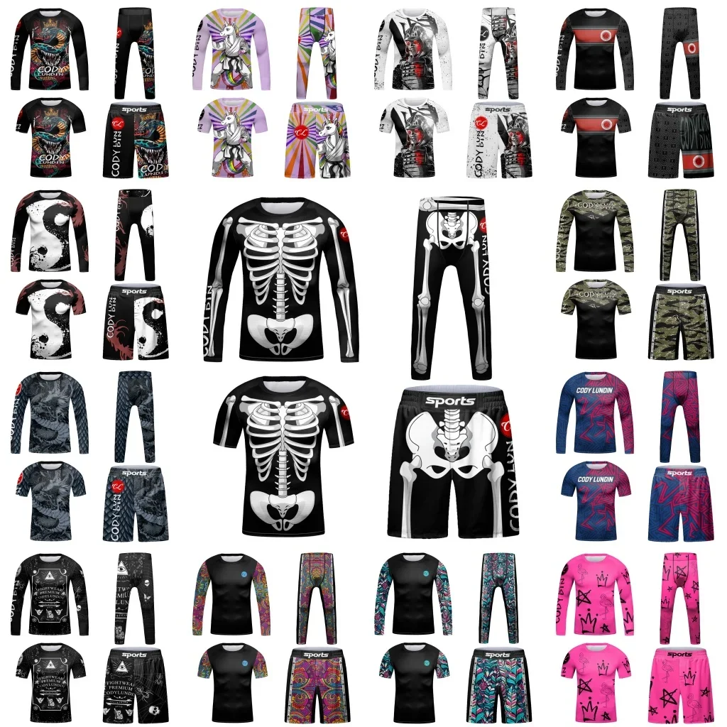 子供用ボクシングトレーニングトラックスーツ,MMA,bjjラ - Sports Equipment For Boys のレビューと価格