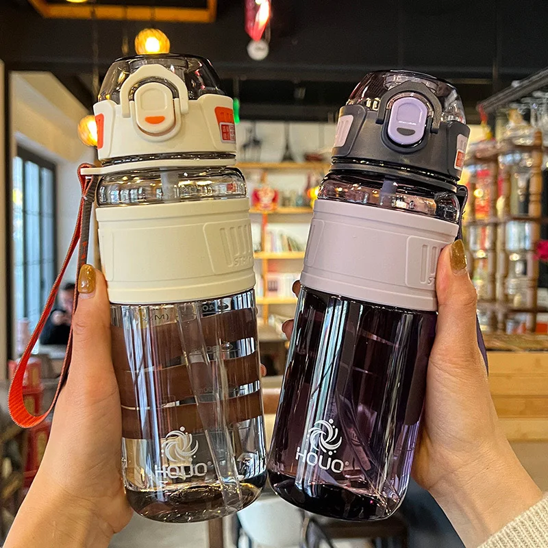 旅行用1Lウォーターボトル、スポーツ用プラスチック製ウォータ - Sports Equipment In School のレビューと価格