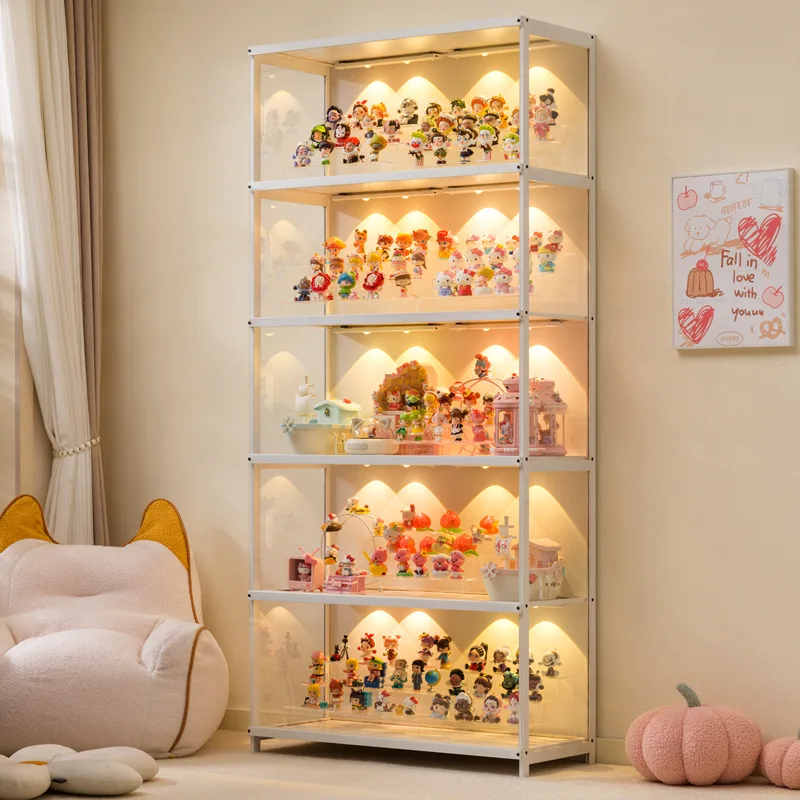 多機能家庭用フィギュアディスプレイスタンド、防塵透明キャビネ - Sports Equipment Cabinet のレビューと価格