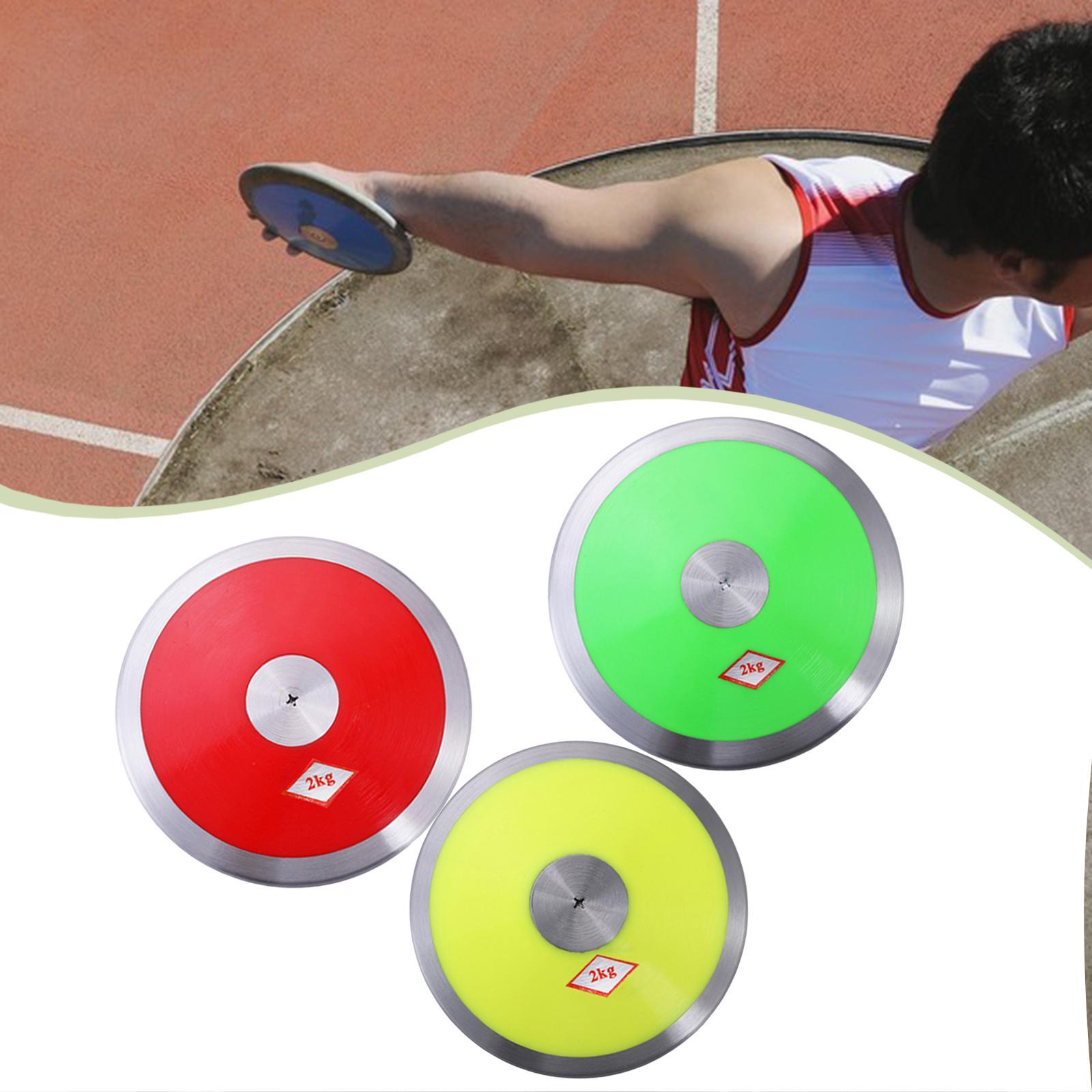 2kgナイロン製ディスクス投げ用ディスクス、スチールリムとセ - Discus Throw Training のレビューと価格