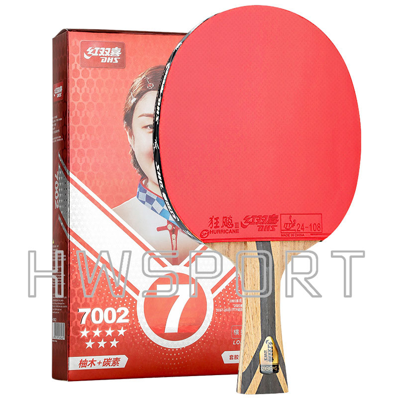 オリジナル DHS 7 スター卓球ラケット攻撃的 8 スター - Badminton Racket Carbon のレビューと価格